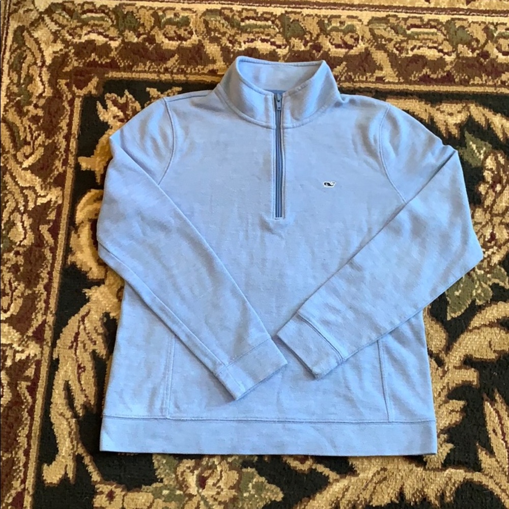 Vineyard Vines Light Blue Quarter Zip